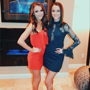 Lace free people dress